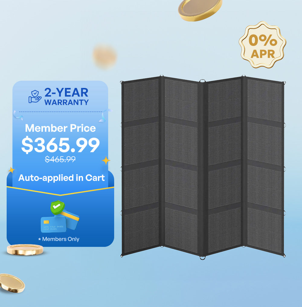 Solar Blanket 400W 200W Portable Solar Panel Renogy