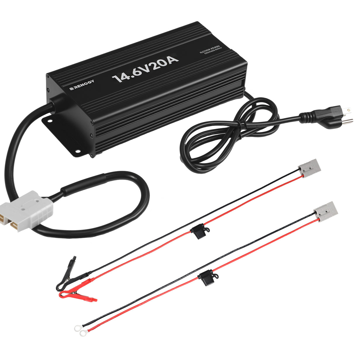 12V 20A/24V 10A AC-to-DC LFP Portable Battery Charger