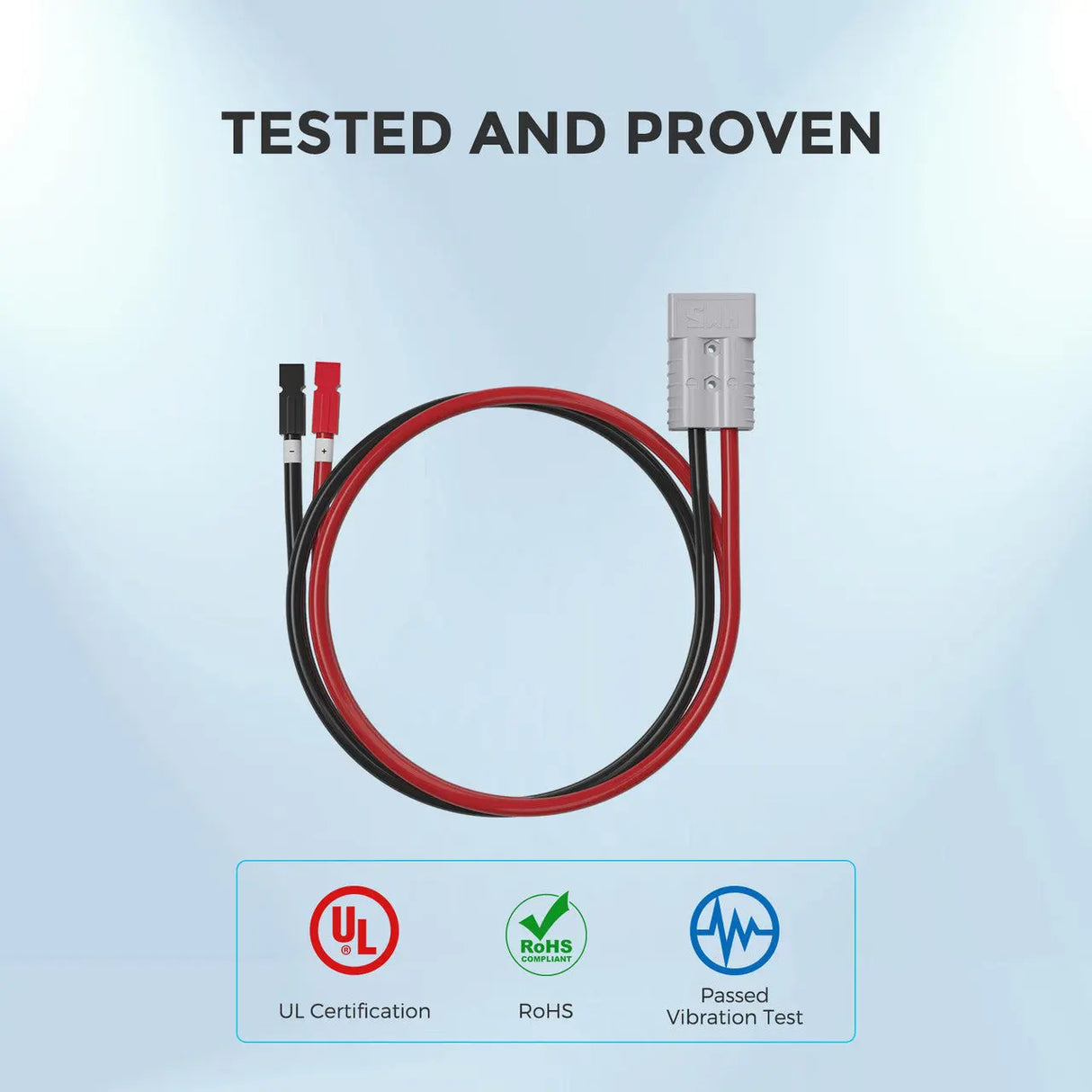 Renogy 5FT 6AWG Anderson Adapter Cable(Anderson PP75 - Anderson SB120) Renogy