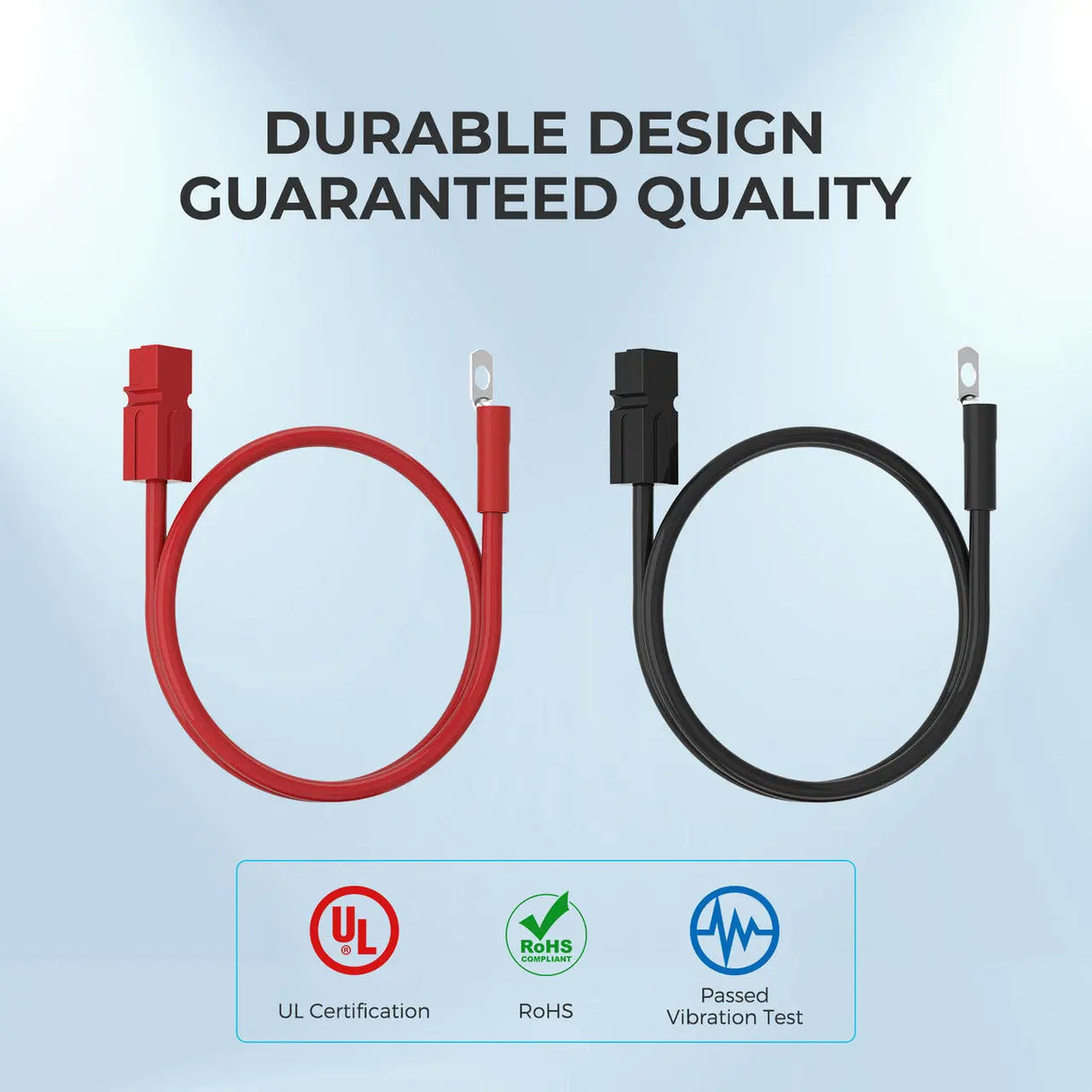 Renogy 5FT 6AWG Anderson Adapter Cable(Anderson PP75 - 3/8 in Lugs) Renogy
