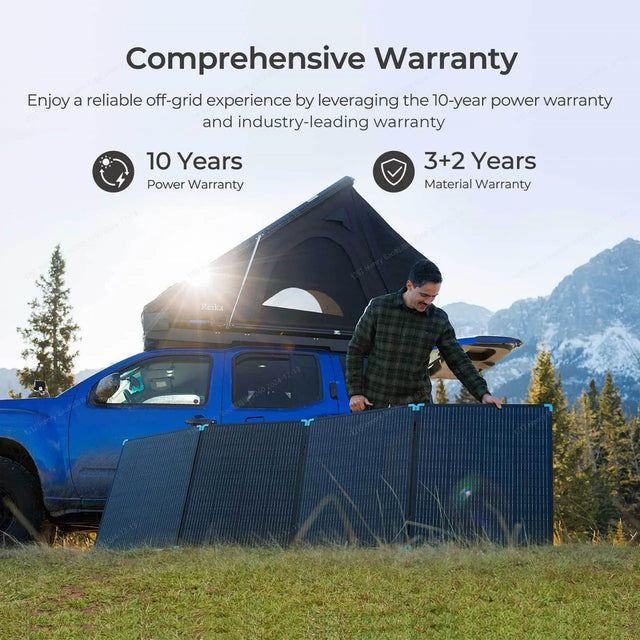 Lightweight foldable 400w monocrystalline solar panel suitcase weighing 30 lbs