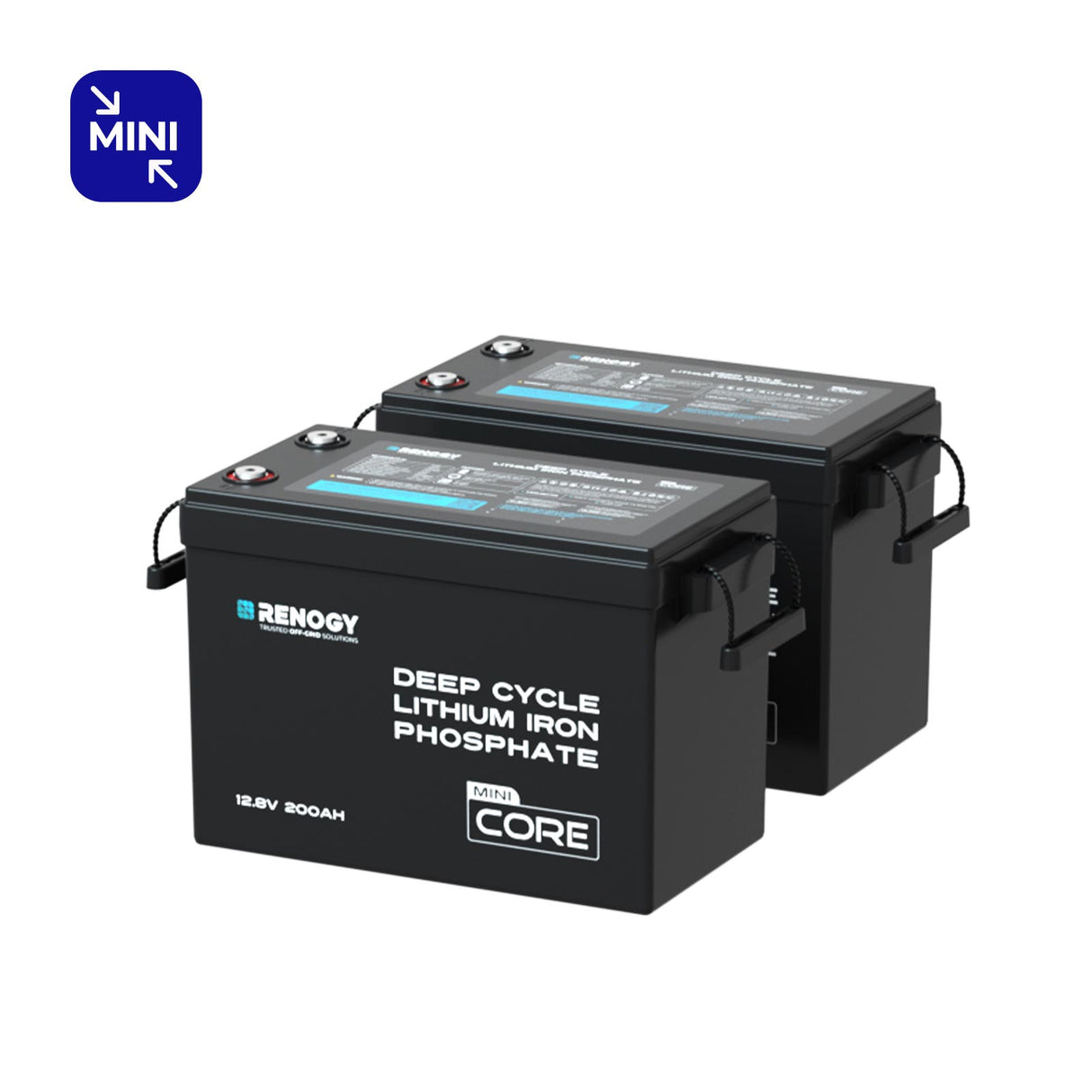 Renogy Core Mini - LiFePO4 12.8V 300/200/100Ah Lithium Batteries