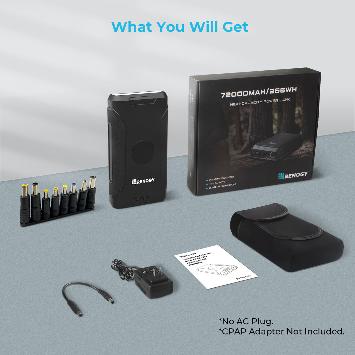 72000mAh 266Wh Power Bank