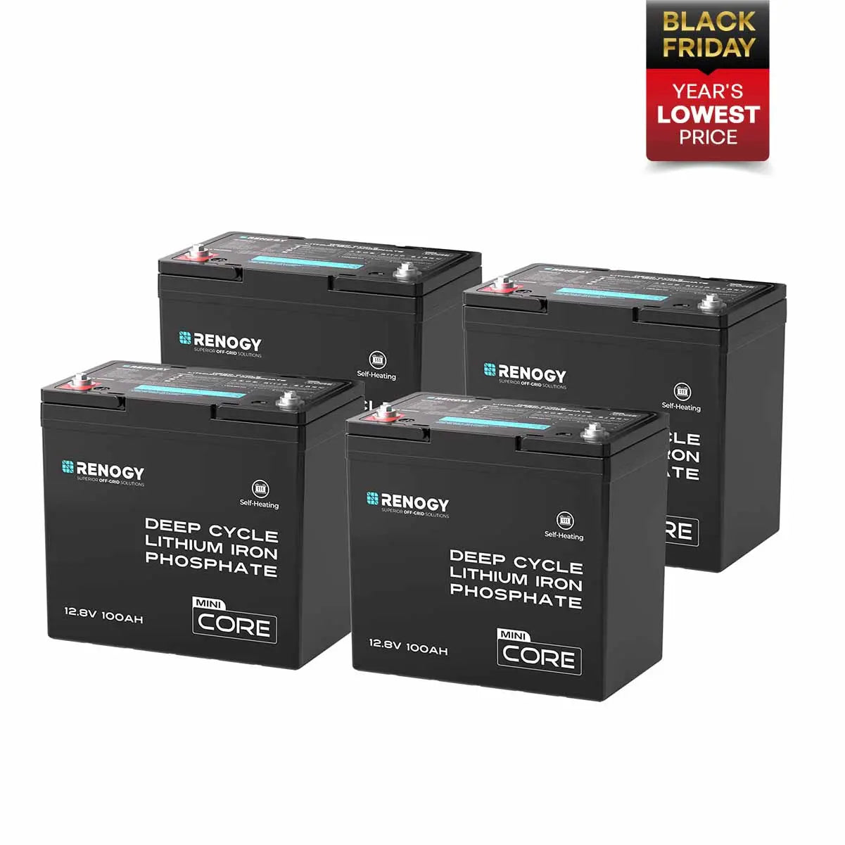 Core Mini - 12.8V 100Ah Lithium Iron Phosphate Battery Renogy