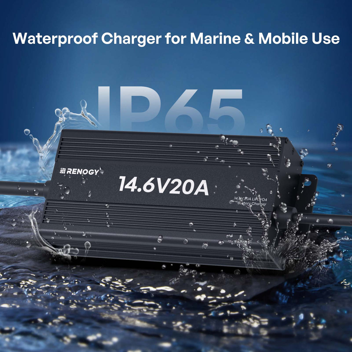 12V 20A/24V 10A AC-to-DC LFP Portable Battery Charger