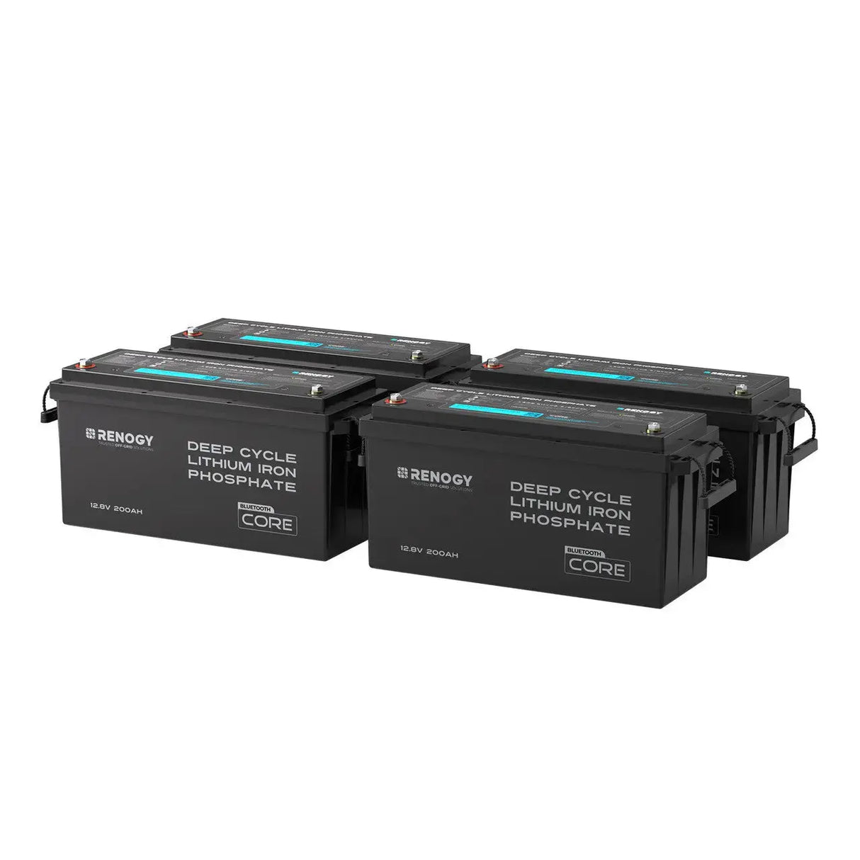 Core - 12V 200Ah Lithium Iron Phosphate Battery w/ Bluetooth Renogy
