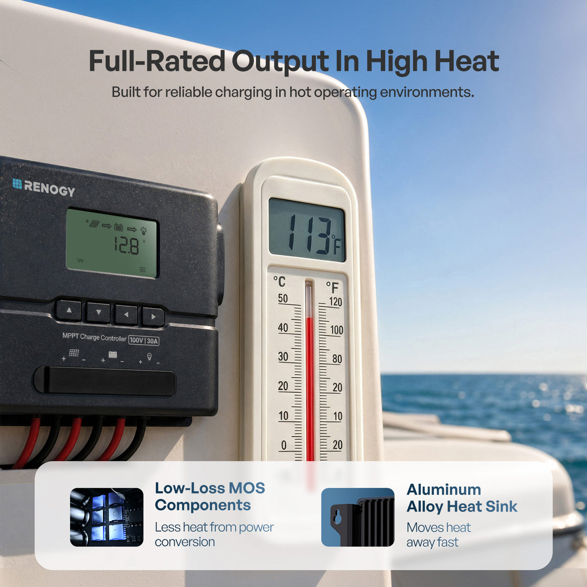 Rover 2 12V/24V 20A/30A Compact MPPT Charge Controller with Bluetooth