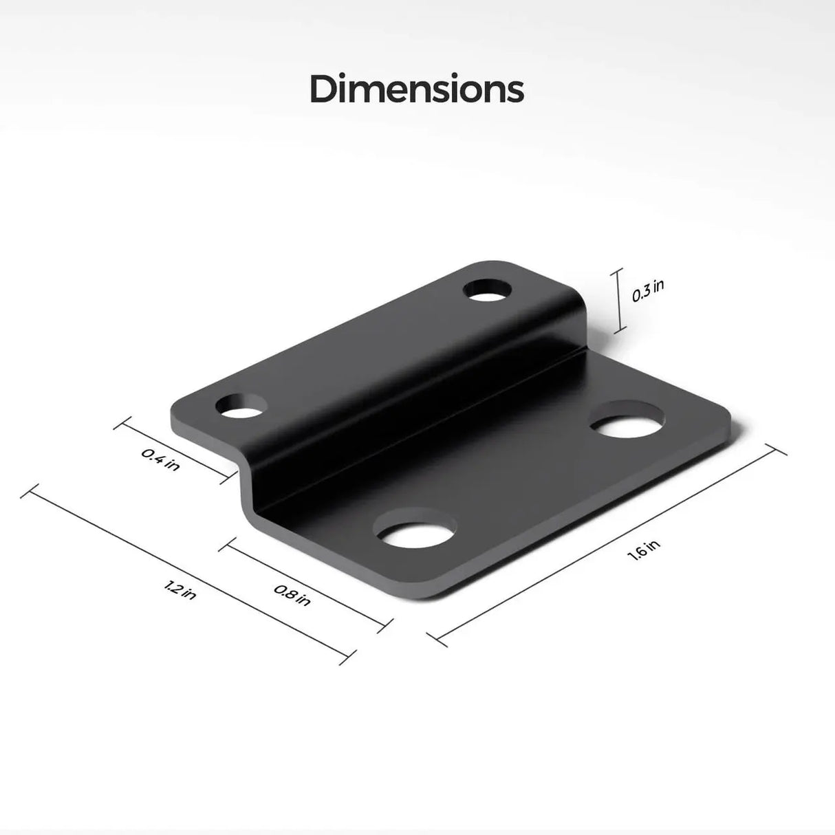 Renogy Mounting Brackets for 12V 200Ah Pro LiFePO4 Batteries (Set of 4) Renogy