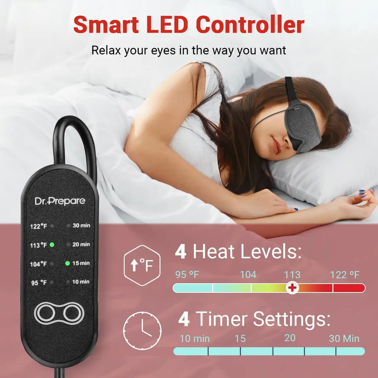 Dr. Prepare Heated Eye Mask Renogy