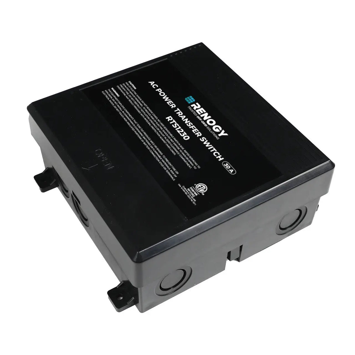 120V 30 Amp Automatic Transfer Switch Renogy