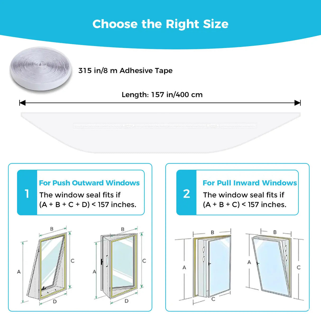 Renogy Window Seal Kit for Portable AC Renogy