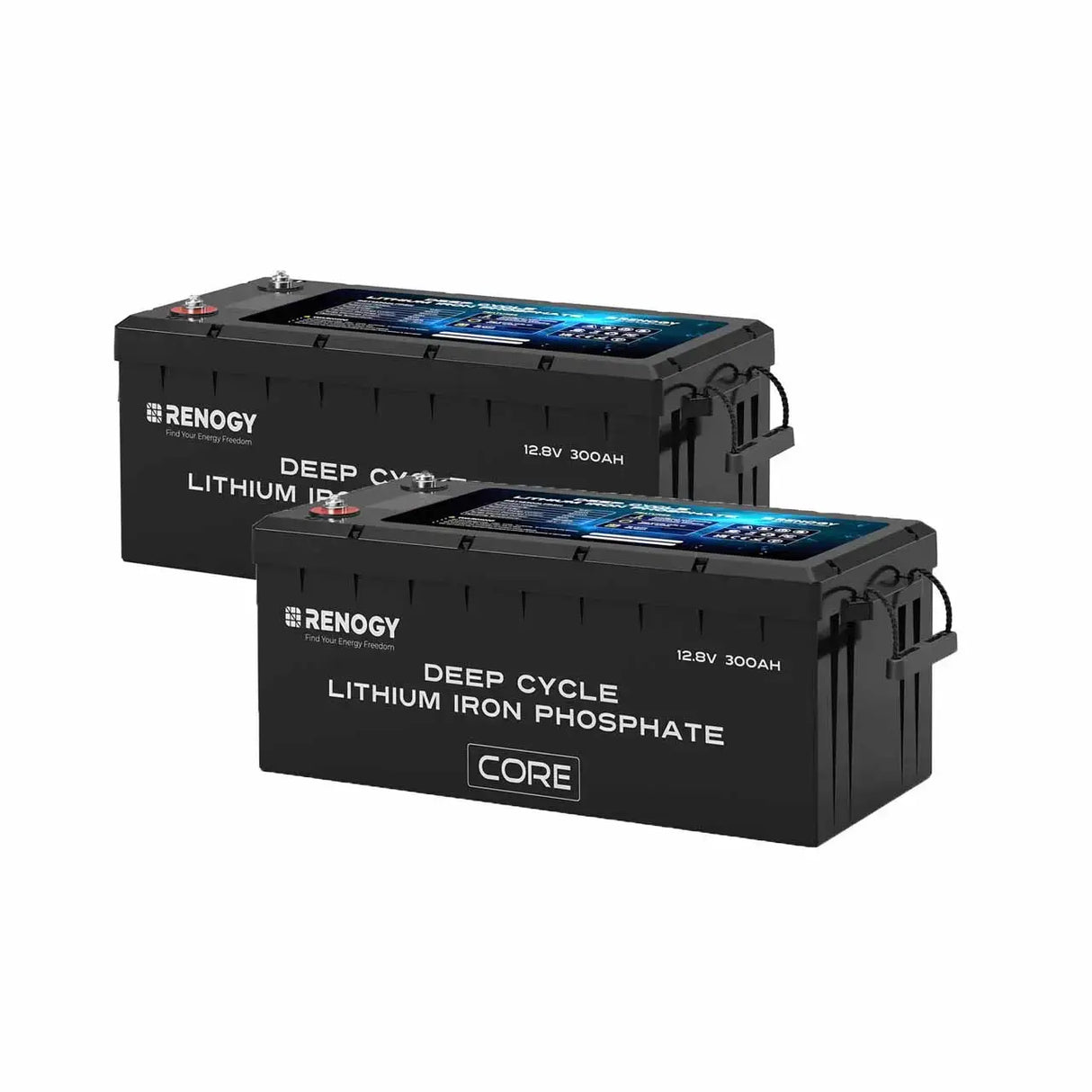 Core - Renogy 12V 300Ah Deep Cycle Lithium Iron Phosphate Battery w/Self-Heating Renogy