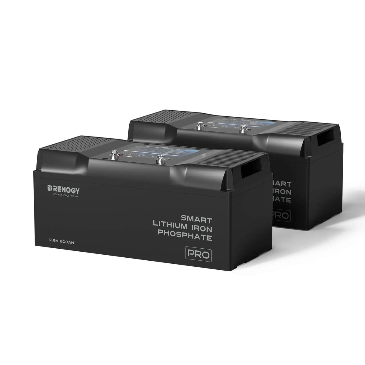 Pro - 12V 100Ah/200Ah Smart LiFePO4 Battery w/ Bluetooth & Self-Heating Renogy