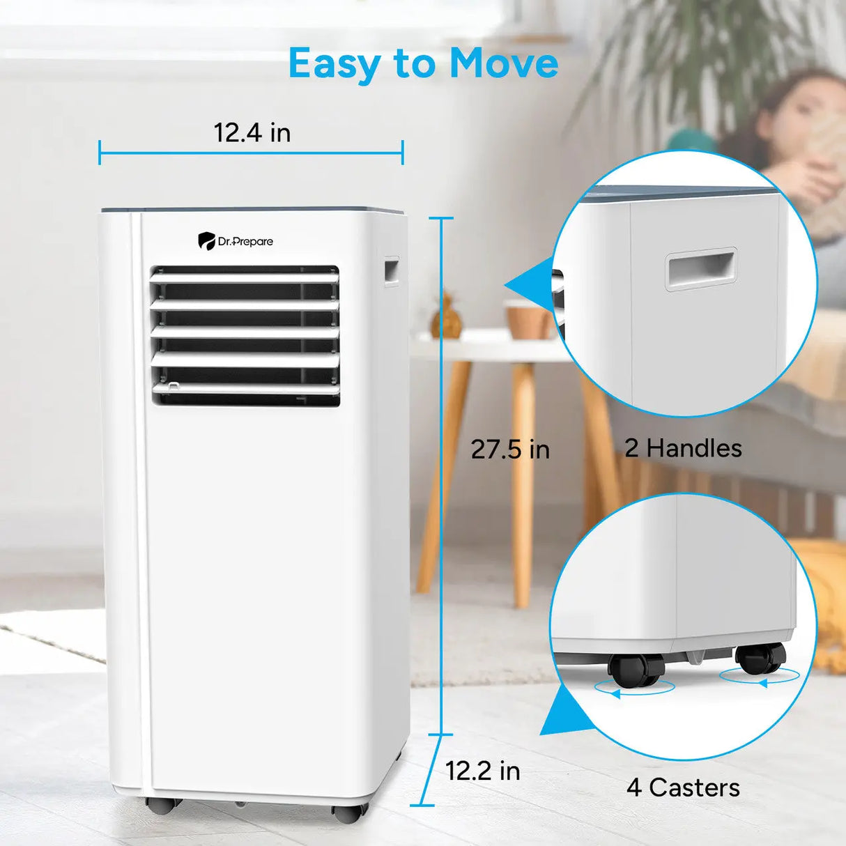 Dr.Prepare 8000 BTU Smart WiFi Portable Air Conditioner Renogy