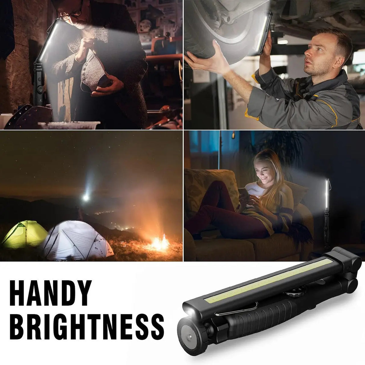 Dr. Prepare LED Work Light, 700 Lumens Rechargeable Work Light Renogy