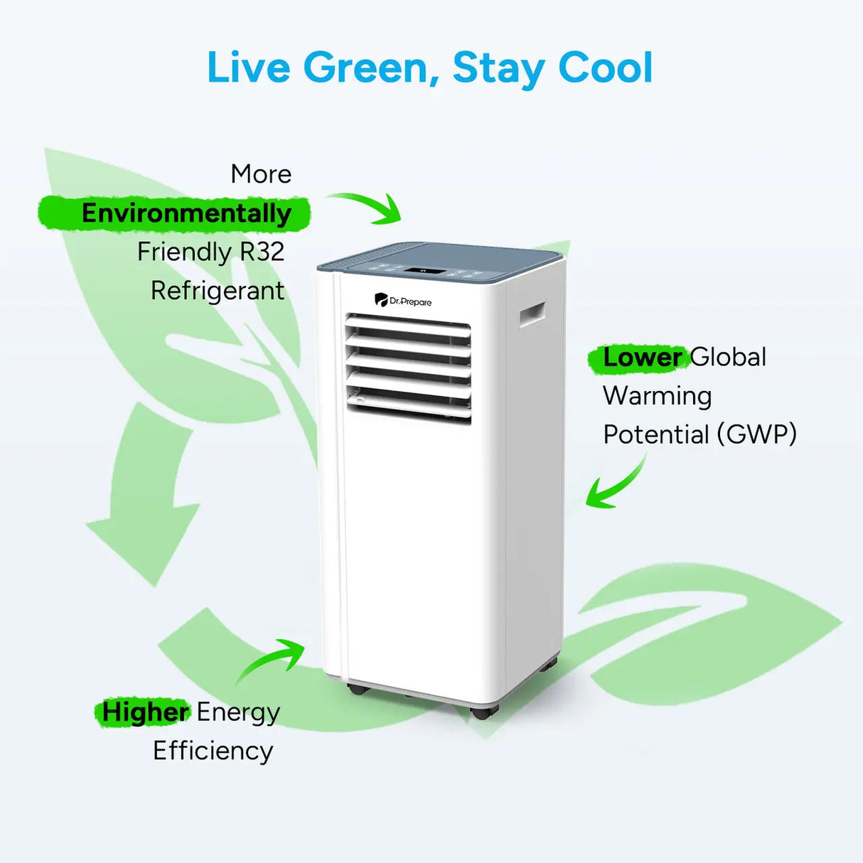 Dr.Prepare 10000 BTU Smart WiFi Portable Air Conditioner Renogy