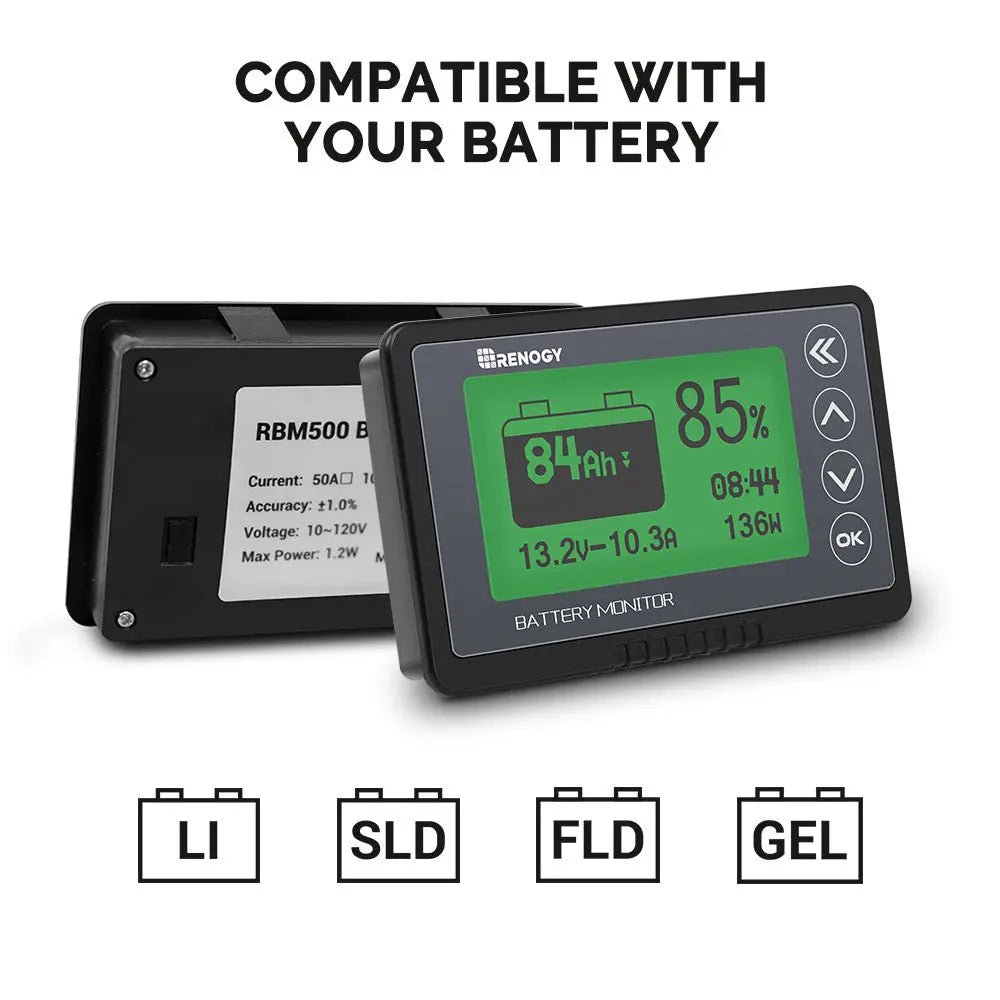 500A Battery Monitor With Shunt Renogy