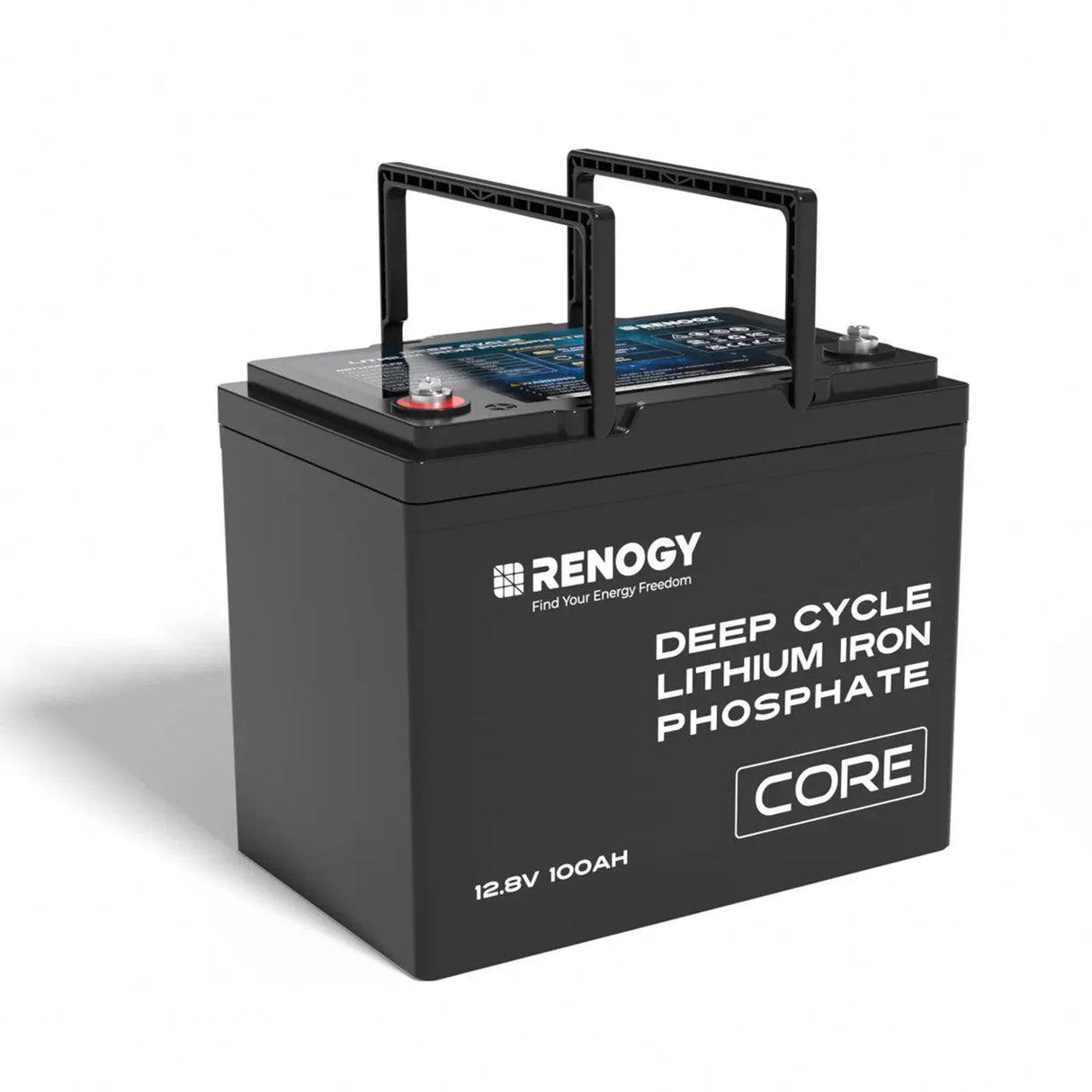 Refurbished 12V 100Ah Core Series Deep Cycle Lithium Iron Phosphate Battery Renogy