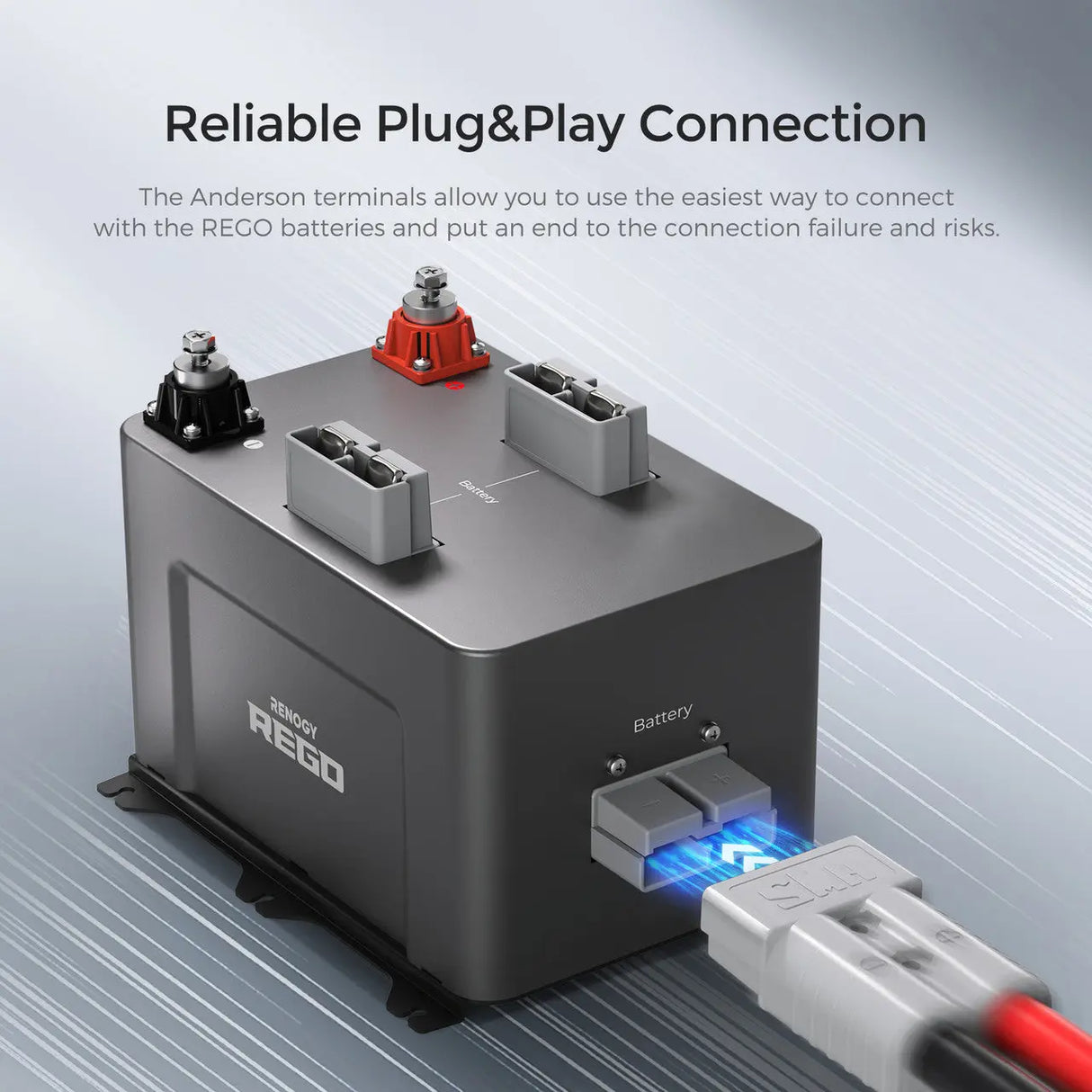 REGO 3 Port 400A Battery Combiner Box Renogy