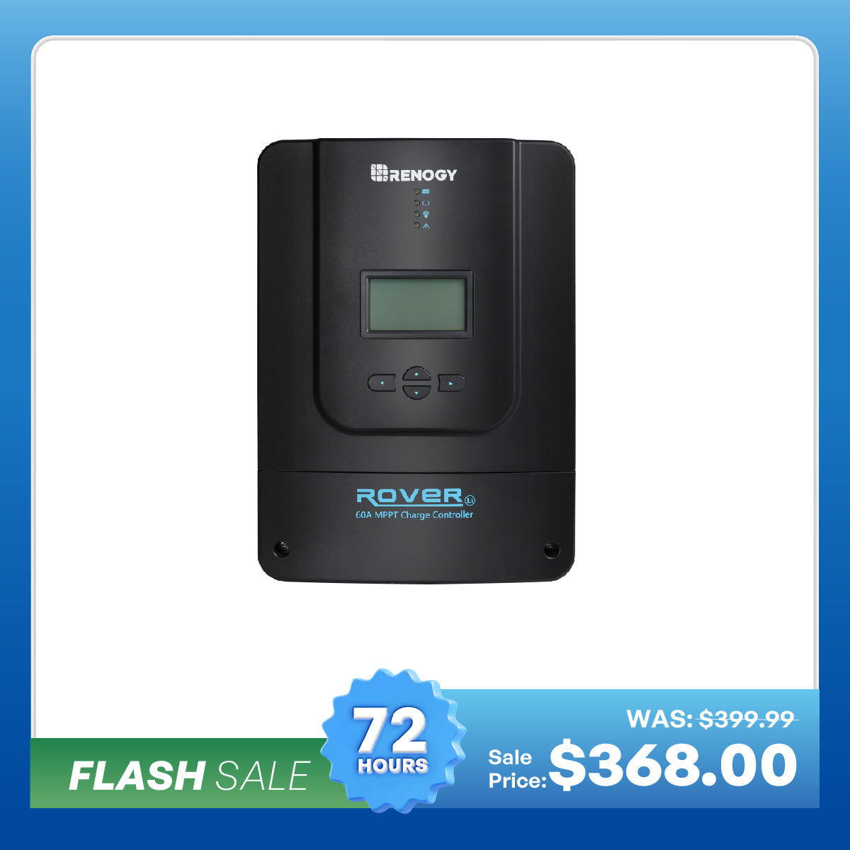 Rover 60 Amp MPPT Solar Charge Controller