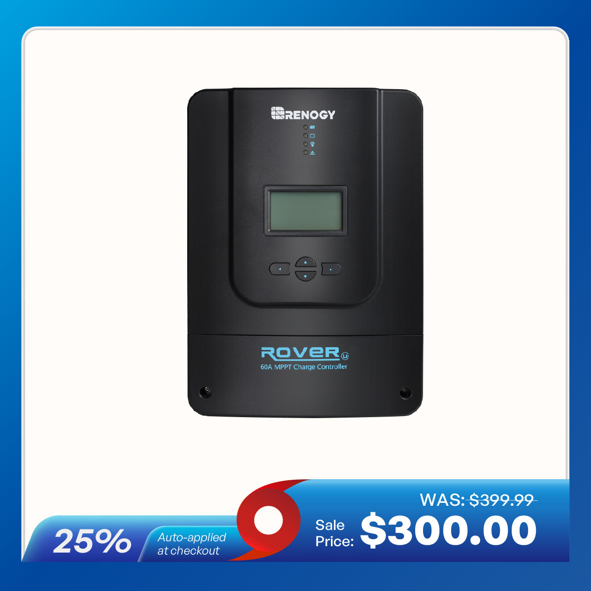Rover 60 Amp MPPT Solar Charge Controller