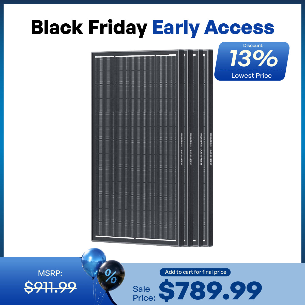 ShadowFlux™ 120W/200W N-Type Anti-Shading Solar Panel
