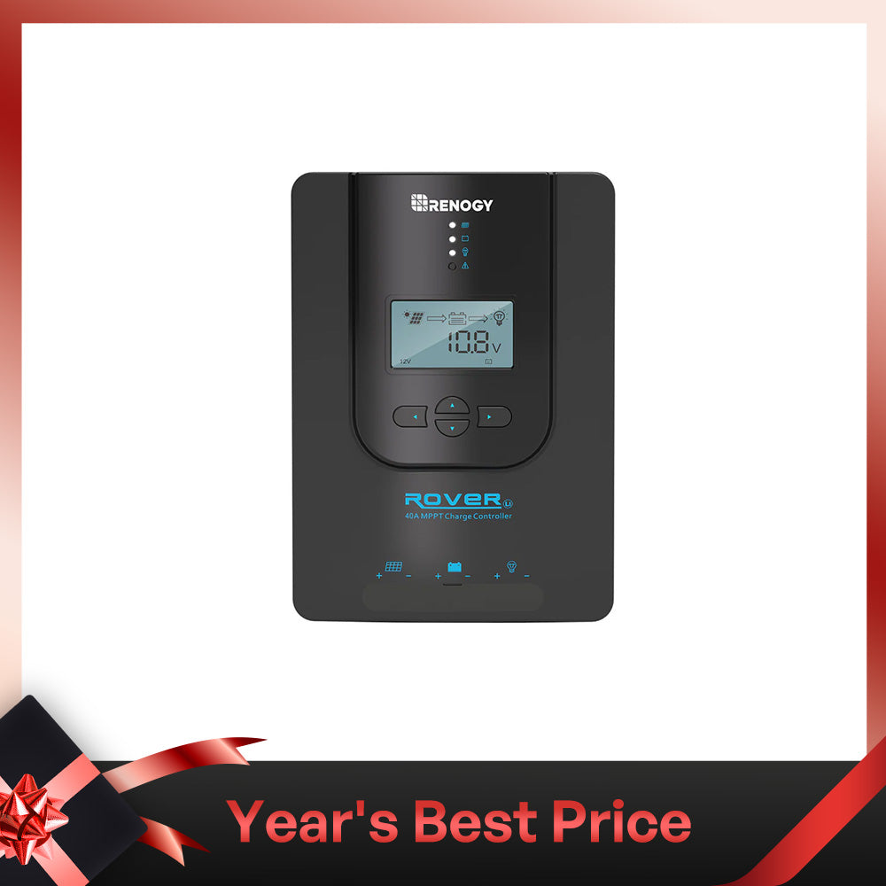 Li 40 Amp Rover MPPT Solar Charge Controller | Renogy Solar