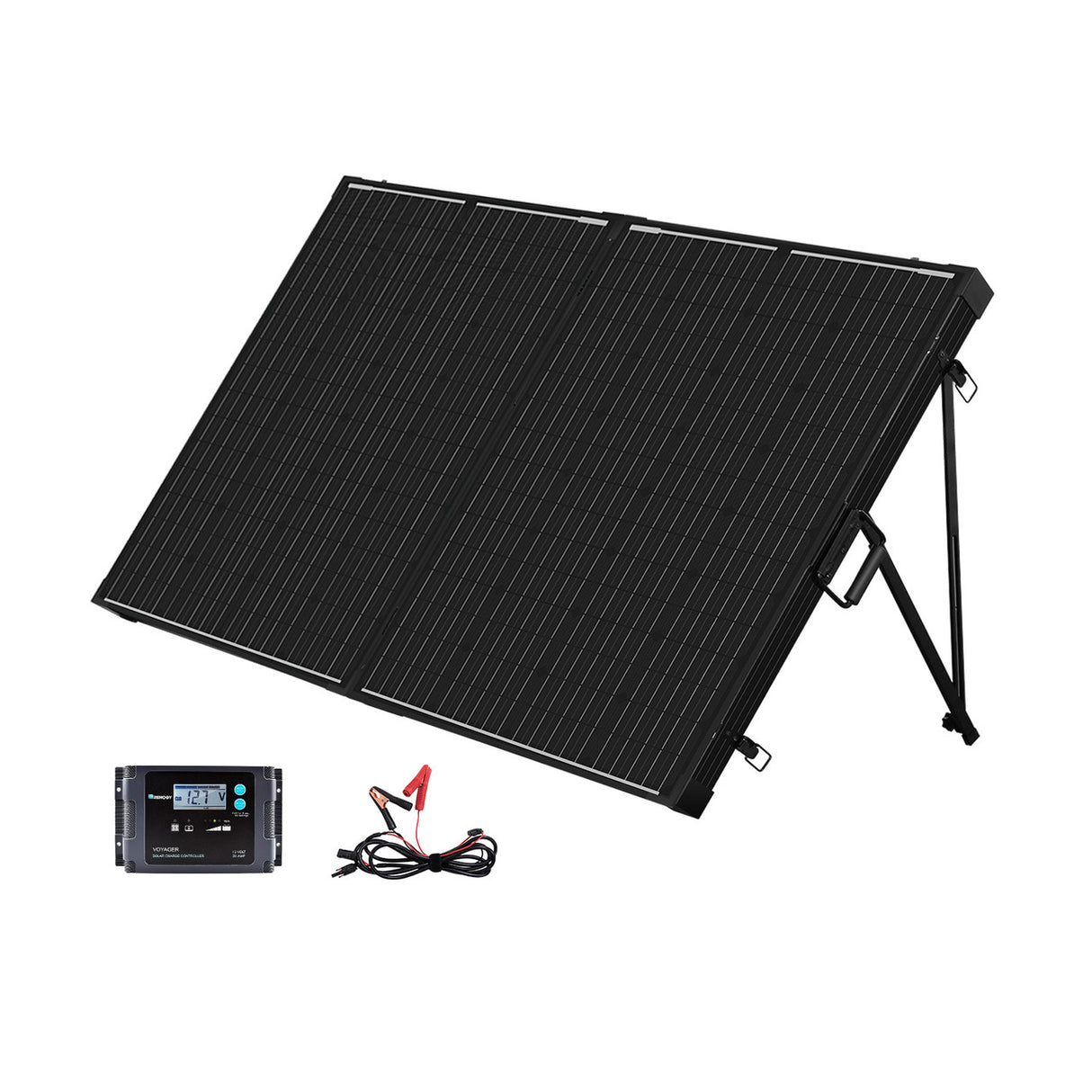 200 Watt 12 Volt Monocrystalline Foldable Solar Suitcase