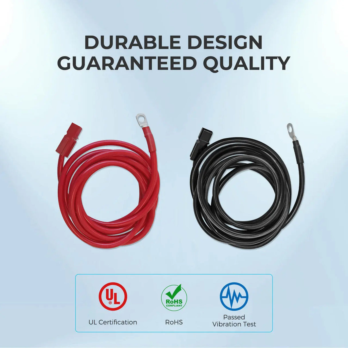Renogy 10FT 6AWG Anderson Adapter Cable(Anderson PP75 - 3/8 in Lugs) Renogy