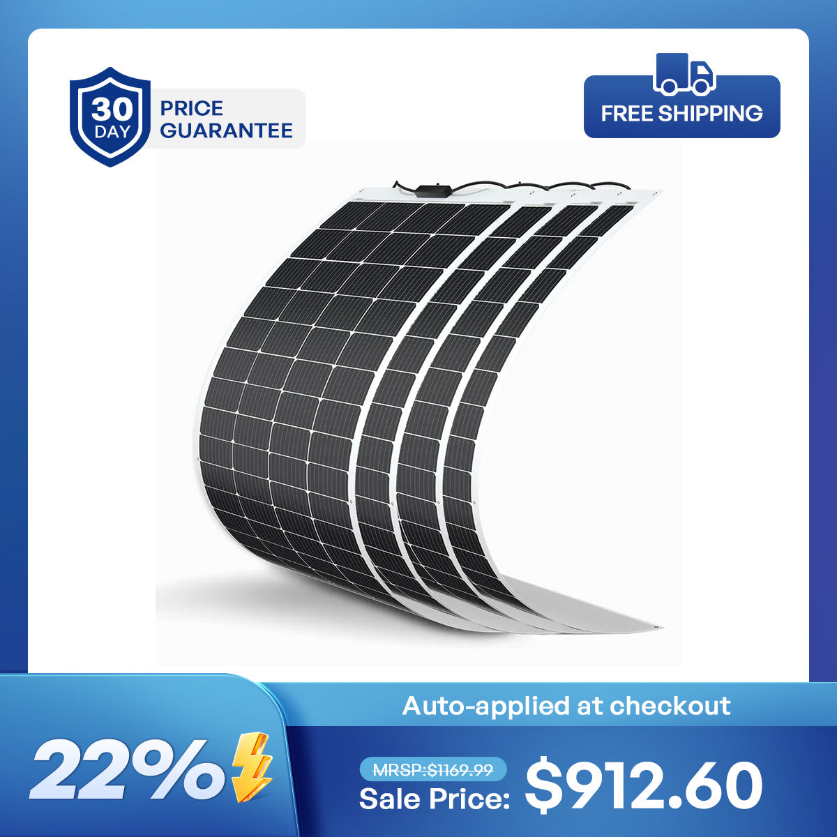 200W Flexible Solar Panel