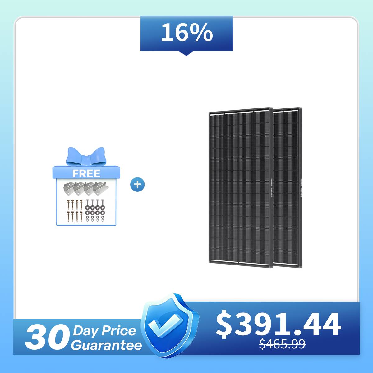 ShadowFlux™ 120W/200W N-Type Anti-Shading Solar Panel