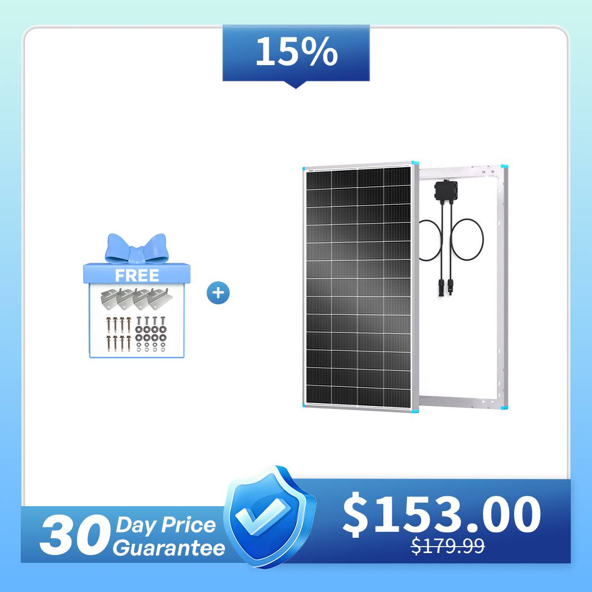 100/175/200W N-Type Solar Panel