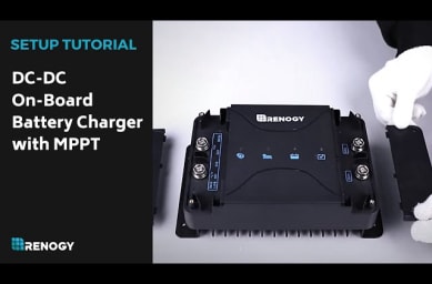 12V 30A DC-DC On-Board Battery Charger with MPPT Setup