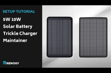 5W Battery Charger Trickle Charger Maintainer Setup