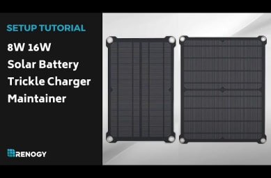 8W Battery Charger Trickle Charger Maintainer Setup
