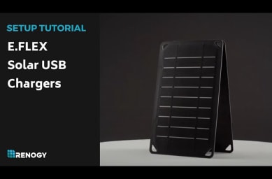 E.FLEX Solar USB Chargers Setup