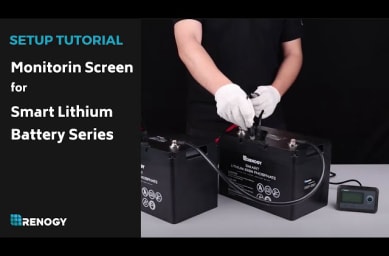 Monitoring Screen for Smart Lithium Battery Series Setup