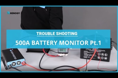 Troubleshooting Renogy 500A Battery Monitor
