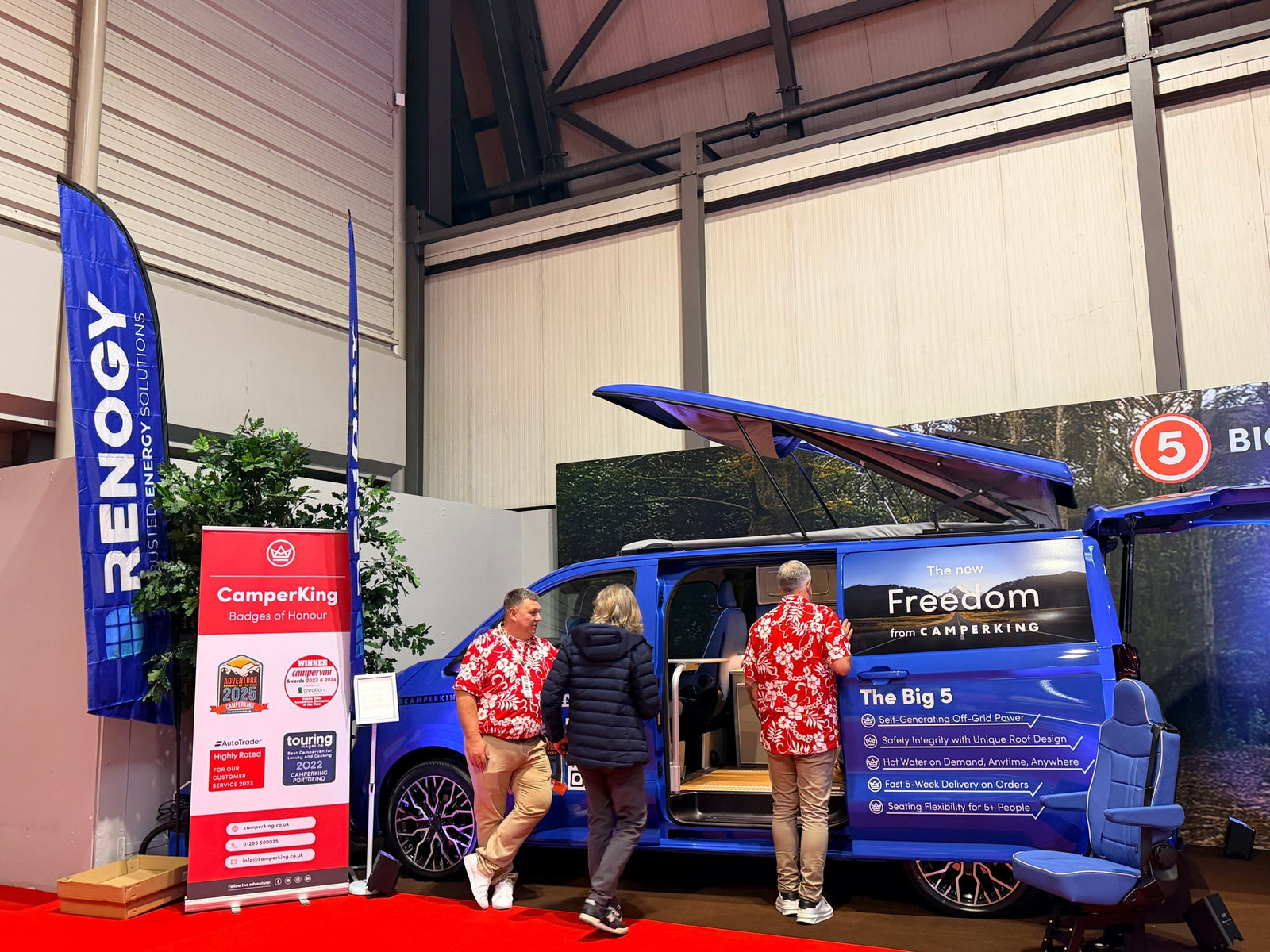 renogy at 2025 motorhome caravan show