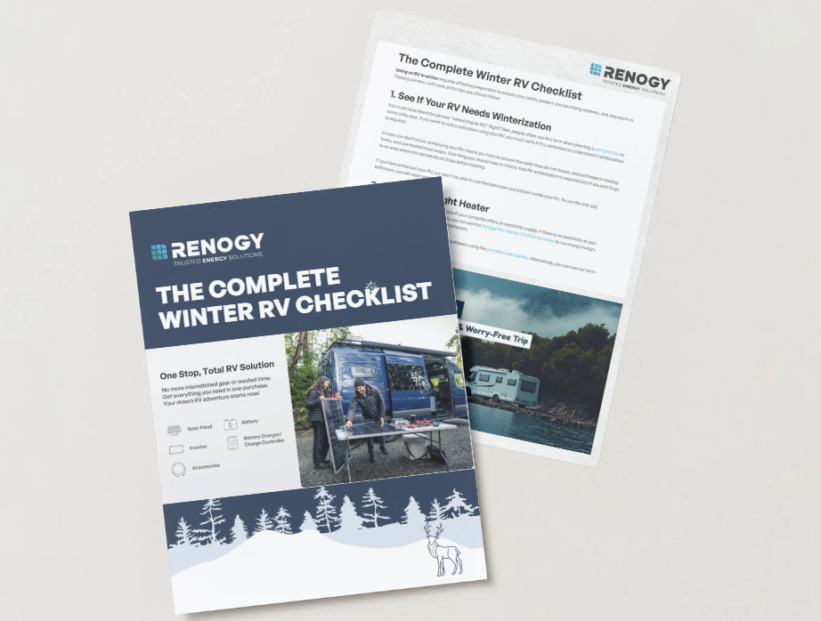 renogy complete winter checklist
