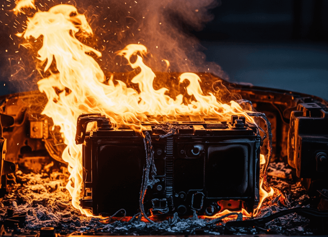 What to Do If a Lithium Battery Catches Fire?