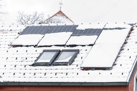 do solar panels work in snow