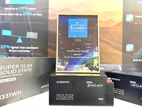 Renogy 'Lithium 2.0' Solid-State Battery Wins European Innovation Award, Defining the Next Era of Battery Innovation