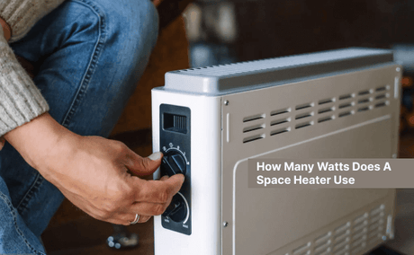 how many watts does a space heater use