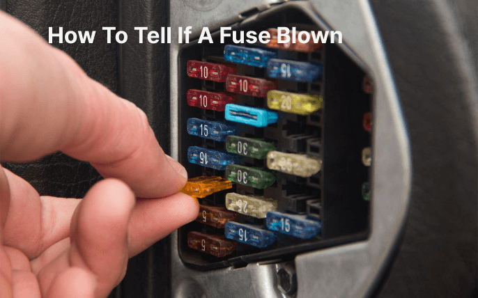 how to tell if a fuse is blown