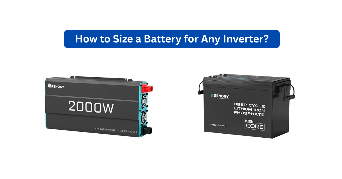 how to calculate battery size for inverter
