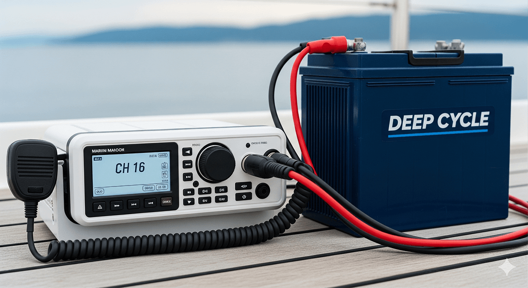 Should You Run a Marine Radio on a Deep-Cycle Battery?