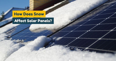 how does snow affect solar panels