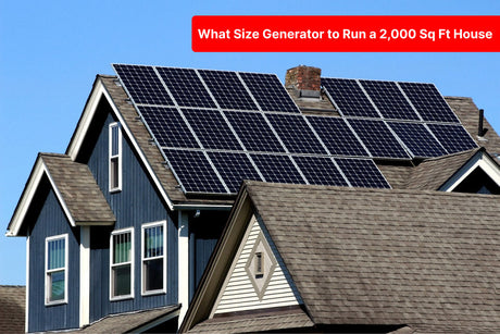 how big of a generator do i need for a 2000 sq ft house