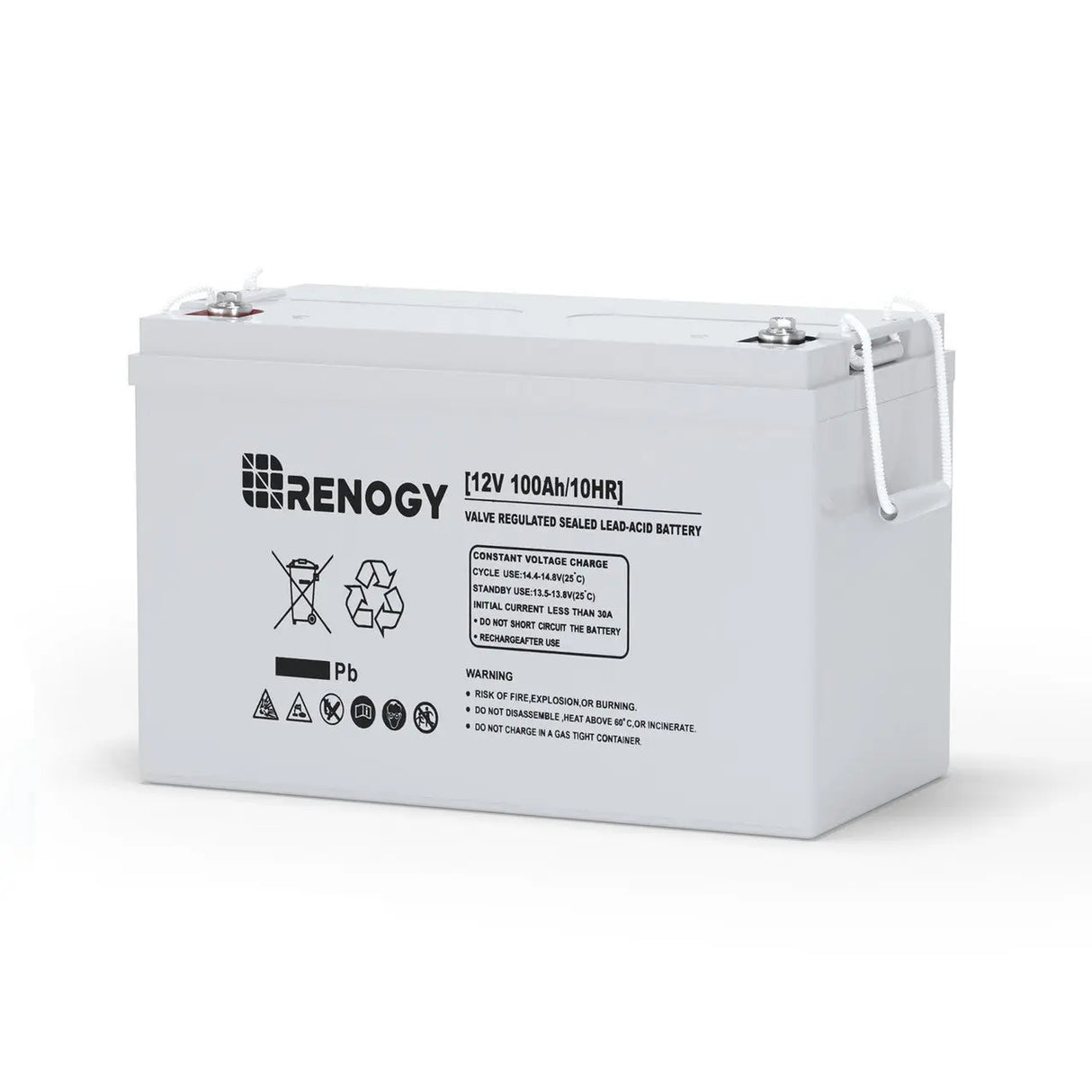 Refurbished Deep Cycle AGM Battery 12 Volt 100Ah Renogy